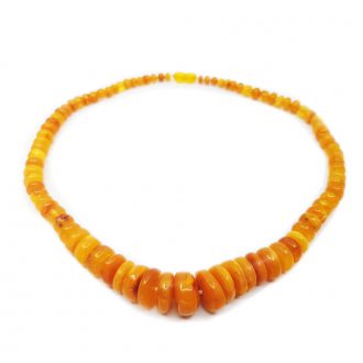 Jewelry amber necklace form Baltic sea