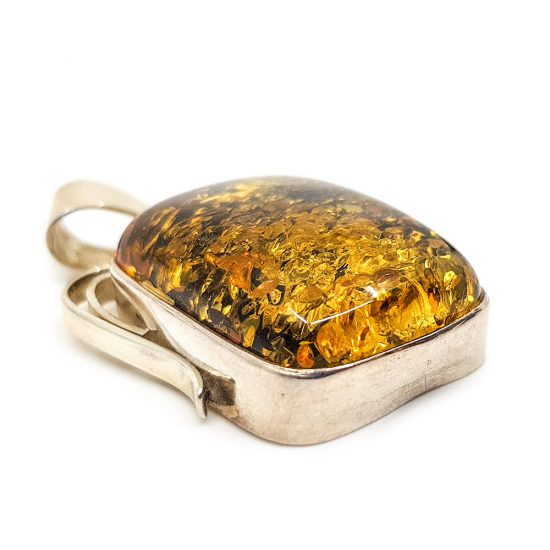 Jewelry amber pendant form Baltic sea